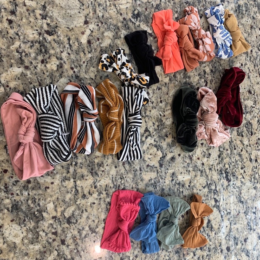 Boutique baby bows lot